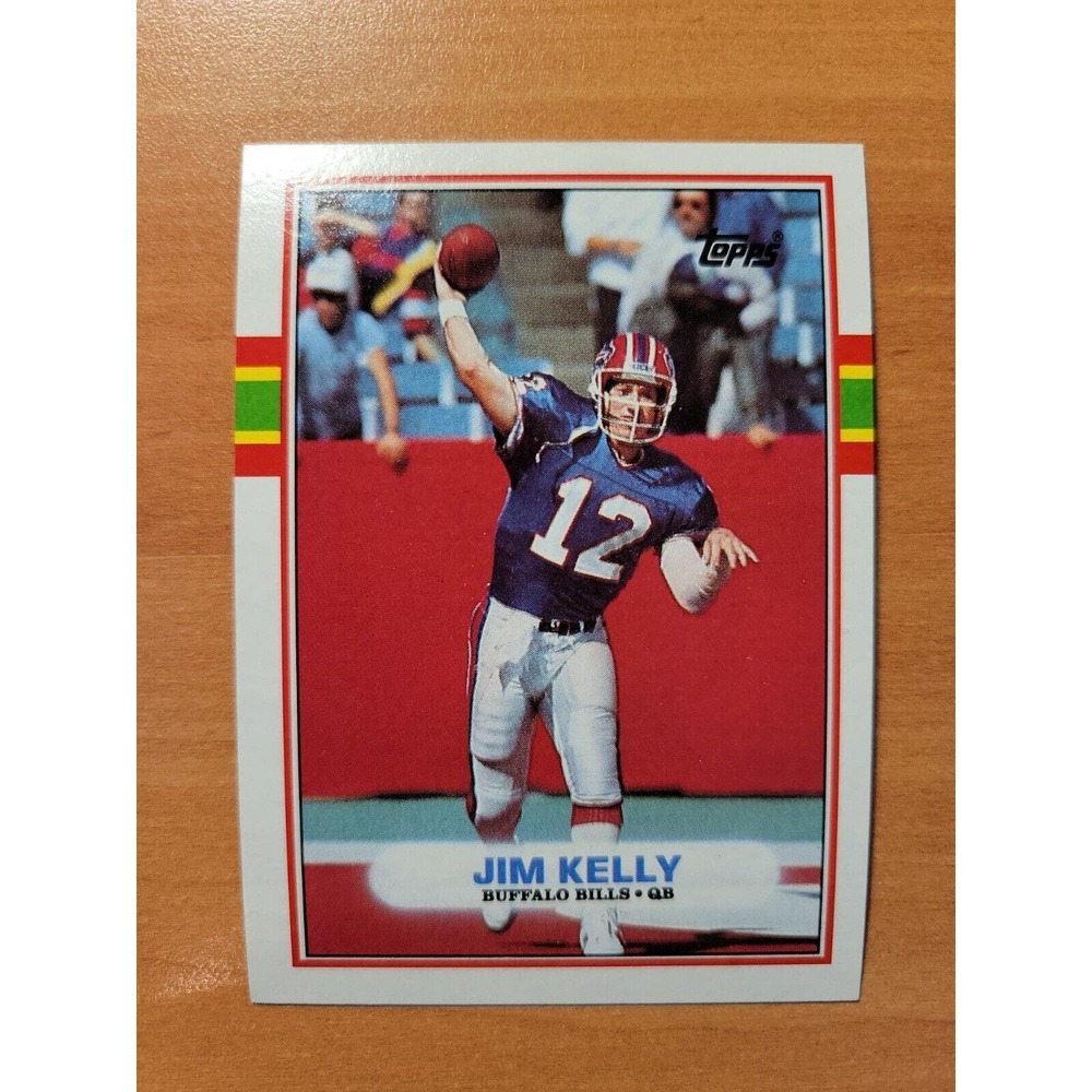 1989 Topps #46 Jim Kelly - Buffalo Bills - NFL - Fresh pull